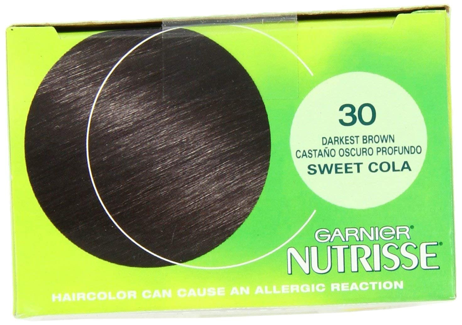Garnier Nutrisse Permanent Hair color, 30 Darkest Brown - Walmart.com