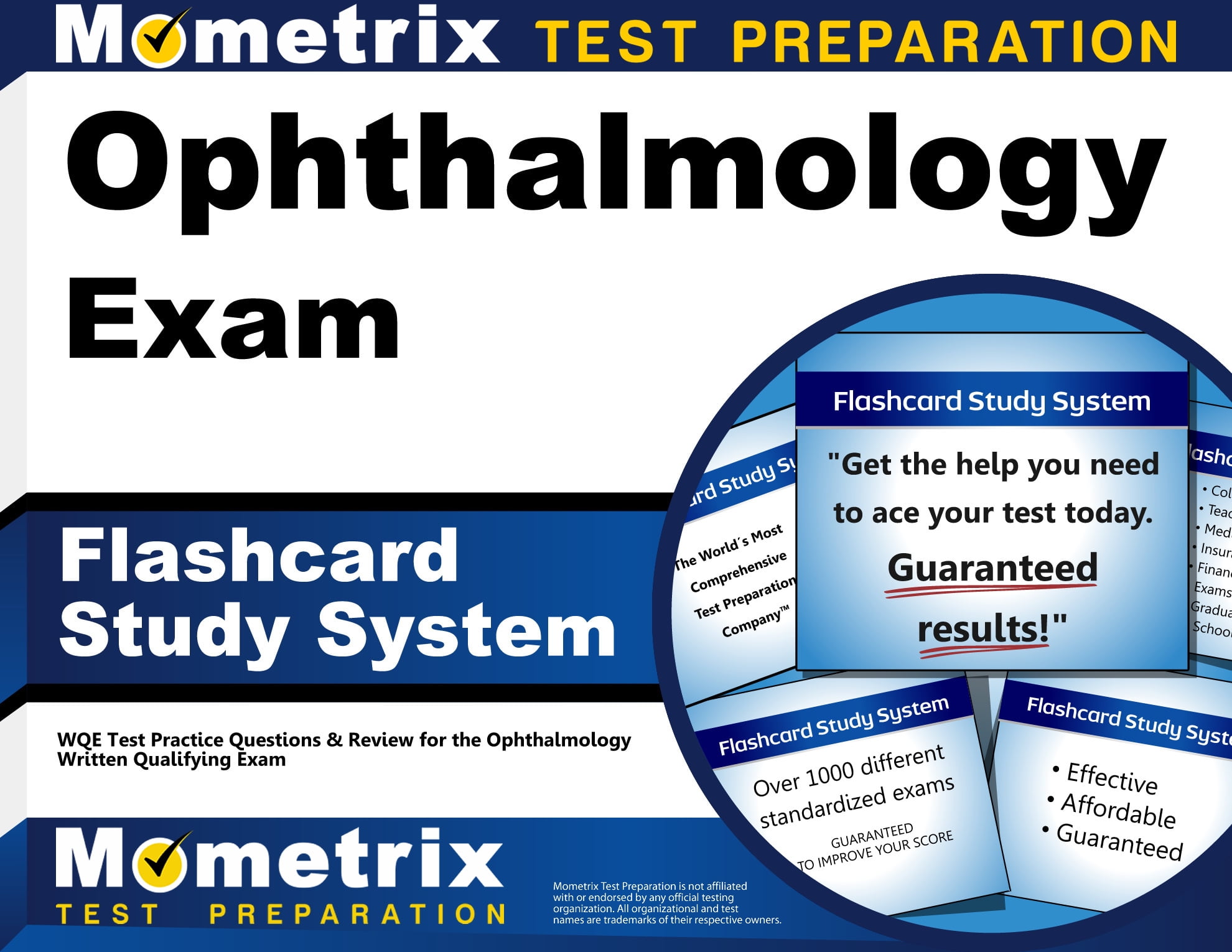Ophthalmology Exam Flashcard Study System Wqe Test Practice Questions & Review for the