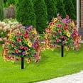 Artificial Violet for Outdoor Indoor Garden Home Decoration – UV ...