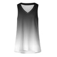 thumbnail image 3 of StSilkitty Plus Size Tank Tops for Womens Gradient Color Loose V Neck Blouses Summer Beach Lightweight Soft Shirts, 3 of 7