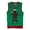 Emerald Gingerbread Man Vest, variant on The Ugly Sweater Co. Christmas Sweater Vest - Tacky Holiday Designs to Stand Out - Snug Fit, Breathable Ugly Unisex Vest (Silver Heather Birthday Boy Sweater Vest, XX-Large)