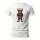 thumbnail image 3 of Playera De Oso Fashion Ropa Para Hombre Color Blanco Talla Mediana Marca Emil SaEs, 3 of 4