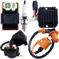thumbnail image 1 of Kit rectificador de regulador de voltaje de bobina de encendido para GY6 50-150 cc, 1 of 6