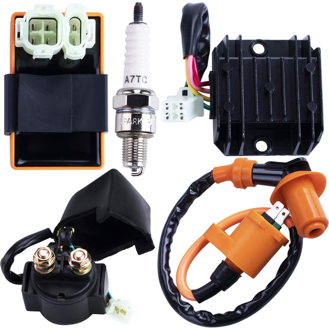 Kit rectificador de regulador de voltaje de bobina de encendido para GY6 50-150 cc