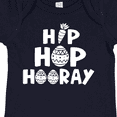 thumbnail image 4 of Inktastic Easter Hip Hop Hooray with Eggs and Carrot Boys or Girls Baby Bodysuit, 4 of 5