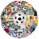 thumbnail image 2 of Stickers de fútbol zhaoweipro 50 piezas de vinilo impermeable, 2 of 6