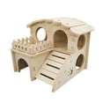thumbnail image 2 of Gazechimp Hamster House Fun Habitat Decor Hideaway Cage Accessories, Gerbil House 14cmx13cmx12.5cm, 2 of 8