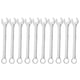 thumbnail image 1 of Rankomu Llave de Trinquete de Mano de Doble Cabeza de Acero Cromo-Vanadio, 10PCS 18mm, Marca, 1 of 14