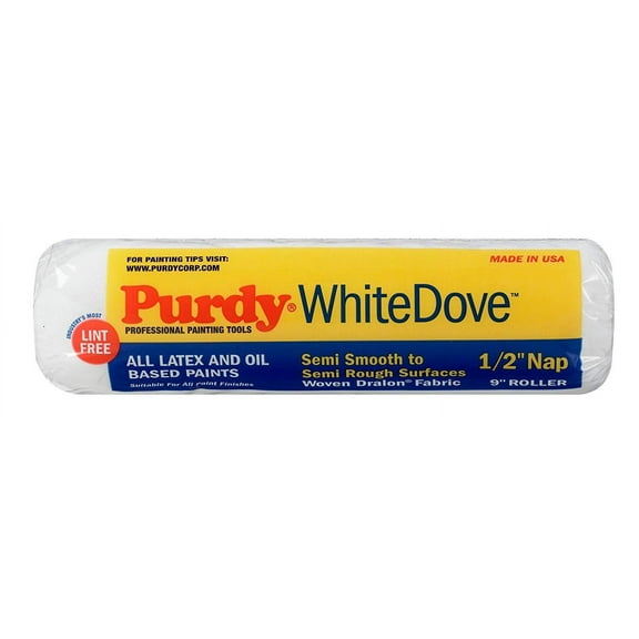 Purdy 144670093 White Dove Roller Cover, 9 inch x 1/2 inch nap