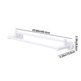 thumbnail image 3 of TIMIFIS Hooks for Hanging Towel Rack Bathroom Punch Frees Suction Cup Hook Towel Bar Bathroom Storage Rack Hanging Rod Storage Basket, 3 of 6