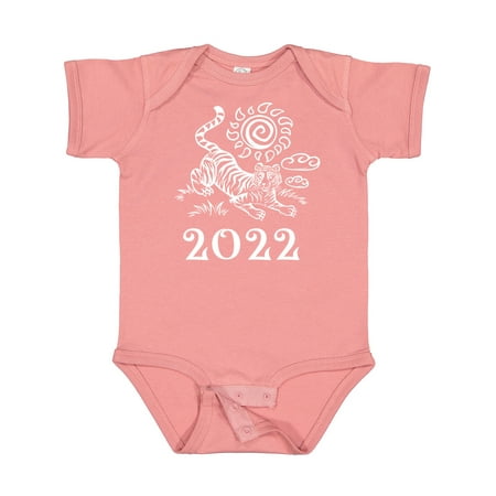 

Inktastic 2022 Chinese New Year Tiger Gift Baby Boy or Baby Girl Bodysuit