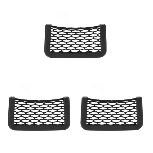 Wisewang Trunk Car Rear Cargo Organizer Storage Elastic Carrier Mesh Net Nylon 90x40cm Car Interior Storage Bags Stowing Tidying 1pcs 3Set