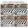 thumbnail image 7 of ODIKA Gingham Farmhouse Border Bathroom Checked Plaid Vintage Fabric Playful for Queen Size Bedroom, Under Bed, Master Suite, Foldable Easy Care, 7 of 7
