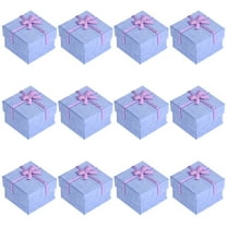 OUNONA 12Pcs Bowknot Jewelry Boxes Set for Women, Elegant Storage Organizer for , Earrings, Necklaces