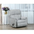 thumbnail image 2 of Manual Recliner Chair, Overstuffed Reclining Chair with Soft Padded Arms and Back, Comfy Single Sofa for Living Room, Bedroom, 2 of 7