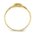 thumbnail image 2 of 14k Yellow Gold Mini Butterfly Band Ring, 2 of 7