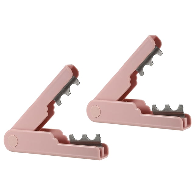 Herramienta desespinadora de rosas Uxcell, herramientas para quitar espinas, limpiador de rosas, herramienta desespinadora de tallos de hojas, 2 paquetes, color rosa