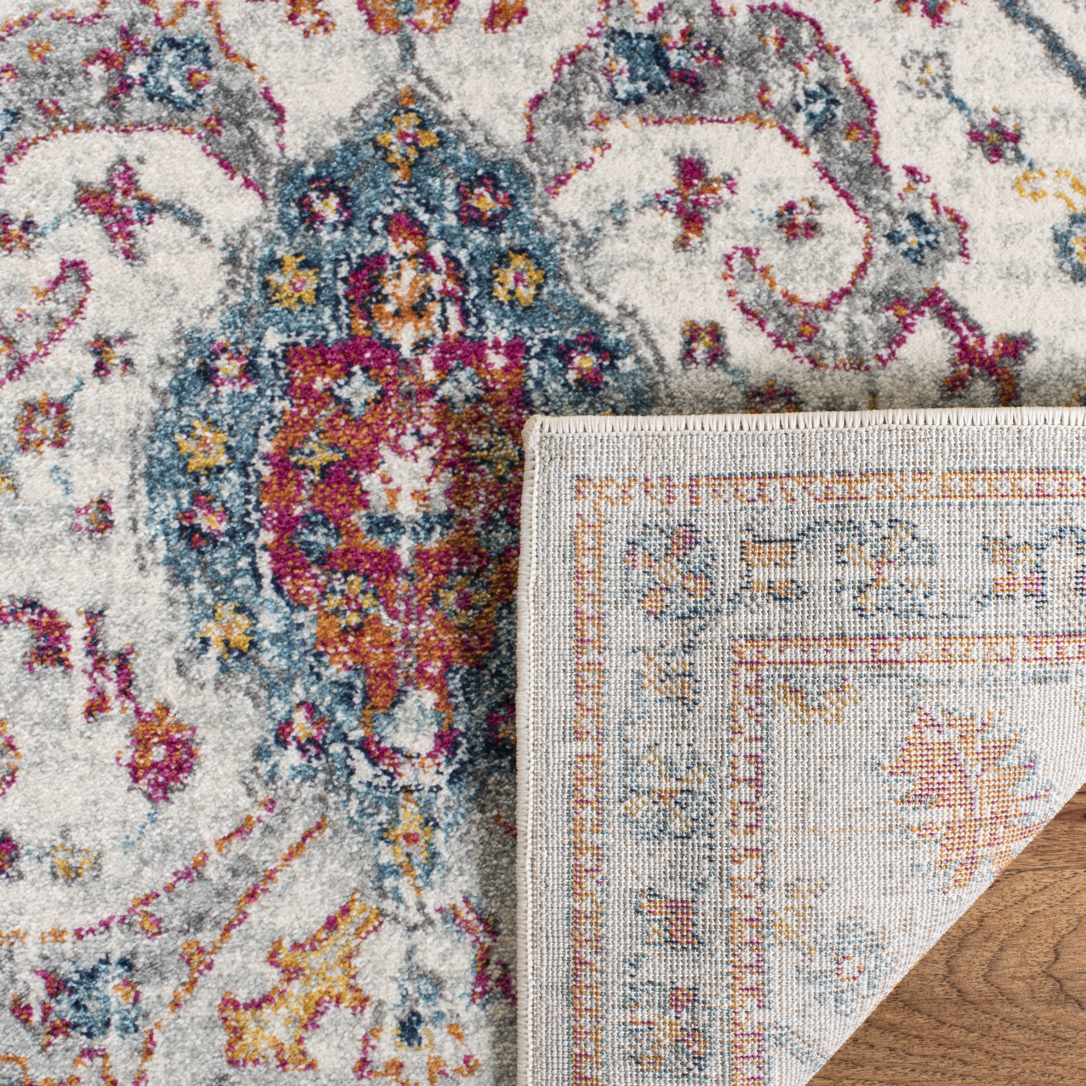 SAFAVIEH Evoke Lagrange Oriental Area Rug, Cream/Orange, 4' x 6'