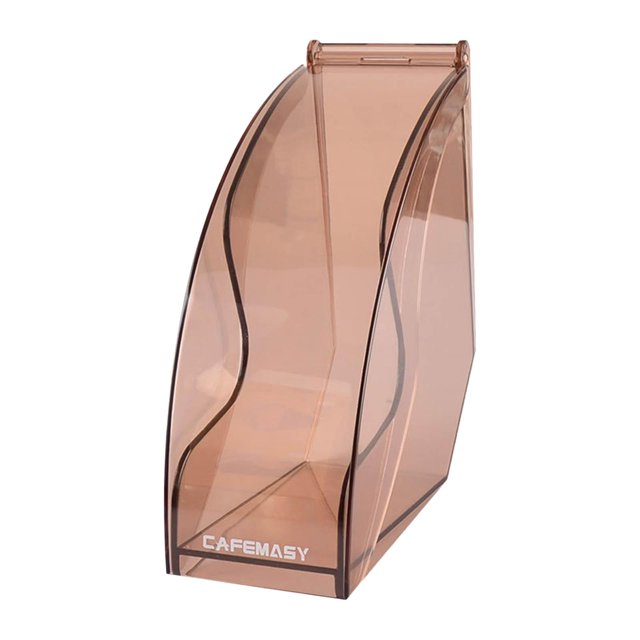 Dispensador de soporte de filtro de café de plástico, filtros de café duraderos, soporte de papel de filtro de almacenamiento, caja de filtro de café Sunnimix Titular de papel de café