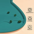 thumbnail image 4 of Alfombrilla de silicona para gatos TOKAYIFE, impermeable y antideslizante, color verde, 4 of 6