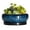 Blue Glaze, variant on Ordivic 6 inch Blue Glaze Round Ceramic Bonsai Pot with Drainage Hole & Saucer, Decorative Indoor Plant Pot for Home Living Room Decor