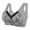 Grey, variant on Sport Bras for Women Daisy Bras for Older Women Front Closure Bras Push Up Bra No Underwire Plus Size Front Button Bra Rose Gold,48