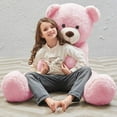 thumbnail image 3 of MaoGoLan Giant Teddy Bear 47" Giant Bear Stuffed Animals Plush Toy, 3 of 9