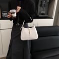 thumbnail image 3 of Bolso Hombro Women PU Axila Bag Hobo () White, 3 of 9