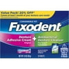 Fixodent Denture Adhesive Cream & Antibacterial Denture Cleanser Kit