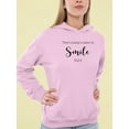 thumbnail image 2 of Always A Reason To Smile Hoodie Women -Image by Shutterstock, Female x-Large, 2 of 4