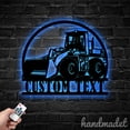 thumbnail image 2 of Handmadetneonsign Wheel Loader Metal Wall Art Light, Vehicle Metal Sign Wall Decor, House Metal Decor 55297, 2 of 5