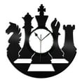 thumbnail image 2 of Chess Game Vinyl Wall Clock Unique Gift for Friends Men Women Home Decoration Vintage Design Office Bar Room Home Decor, 2 of 8