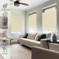thumbnail image 2 of Chicology Beige Light Filtering Cordless Top Down Bottom Up Cellular Shades 33.25 in. W x 48 in. L, 2 of 8