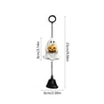 thumbnail image 3 of Aoznliie Halloween Wind Chimes, Resin Door Hanging Decor with Pumpkin Black Cat Bat Ghost, Spooky Porch Ornament for Fall Festive Display,9x4in, 3 of 6