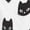 659, variant on Black And Pink Cat Pattern Printed Cross Back Cami Dress, Pet Cat Fashion Summer Maxi Sexy Casual Dress For Women