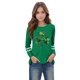 thumbnail image 4 of Blusas y camisas de manga larga con cuello redondo, moda del Día de San Patricio, blusa informal con estampado bonito de manga larga para niños y niñas., 4 of 5