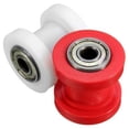 thumbnail image 5 of Guide-chaîne de Modification de Moto Tout-Terrain, Tendeur de Chaîne, Roue Roulante Adaptée pour la XR CRF KLX110 (Blanc), 1 * Rouleau de Chaîne, Blanc, 5 of 5