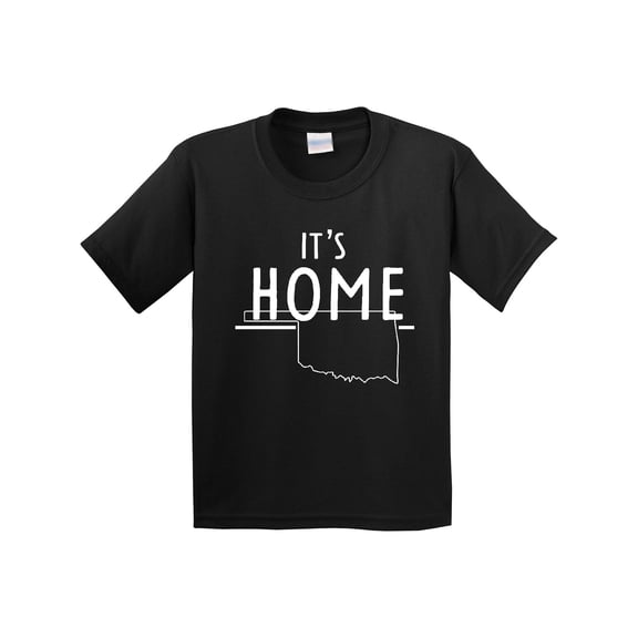 Inktastic It's Home State of Oklahoma Outline Youth T-Shirt