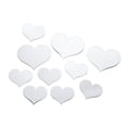thumbnail image 3 of 10pcs Love Heart Acrylic 3D Mirror Wall Sticker Mural Decal Removable Stickers, 3 of 3