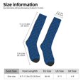 thumbnail image 3 of Bixox Whales Swim Patterned Men's and Women's Knee Socks High Socks Outdoor Sports Socks, 3 of 5