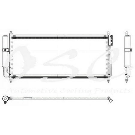 OSC Cooling Products 3057 New Condenser