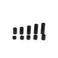 thumbnail image 4 of Assortment of 100 cylindrical insulating spacers in ABS plastic, unthreaded, black, 4 of 4