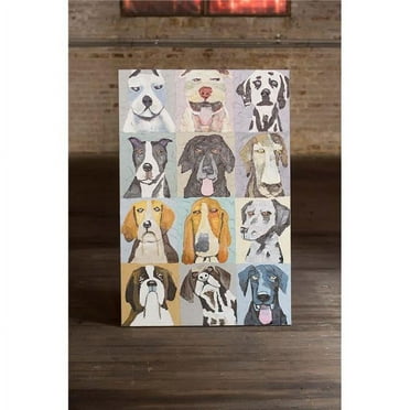 Kalalou Inc Oil Painting - 12 Emotional Dogs