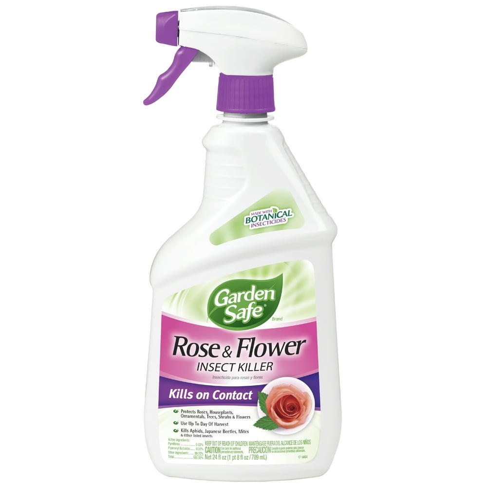 Garden Safe Brand Rose & Flower Insect Killer, ReadytoUse, 24fl oz