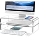 thumbnail image 1 of Soporte para monitor Egchi, acrílico transparente, 2 niveles, 13 cm de alto, 1 of 8