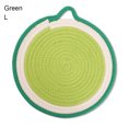 thumbnail image 3 of CAROOTU Colorful Cotton Rope Coasters Heat Insulation Placemats Simple Style Kitchen Accessories for Home Restaurant, 3 of 6