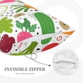 thumbnail image 3 of Rateoe Cartoon Vegetables Pattern Pillow Covers with Invisible Zipper(Pillows are not Included) Standard Pillowcases-14"x20", 3 of 6