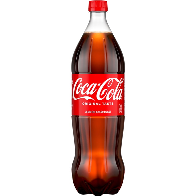 Coca-Cola Soda Pop Bottle, 1.25 Liters - Walmart.com