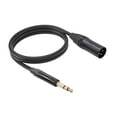 thumbnail image 4 of Milaget 6.35 to XLR Cable Adapter Cable Zinc Alloy Microphone Audio Cable Audio Line 10M, 4 of 7