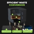 thumbnail image 4 of FCMP Outdoor Essential Living Worm Composter Bin, 4-Tray Indoor System, Black, 4 of 8